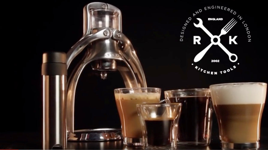 ROK espresso maker "feel the coffee"