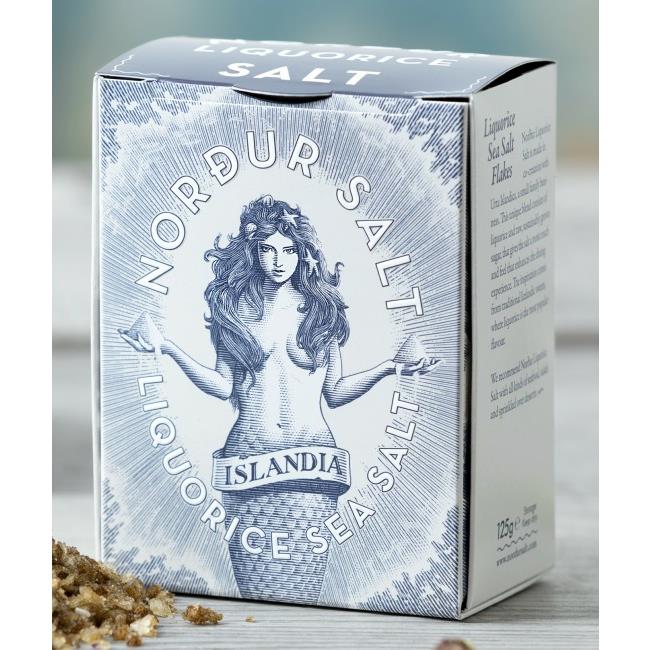 Nordur Licorice Sea Salt, liquorice box 100 gr 