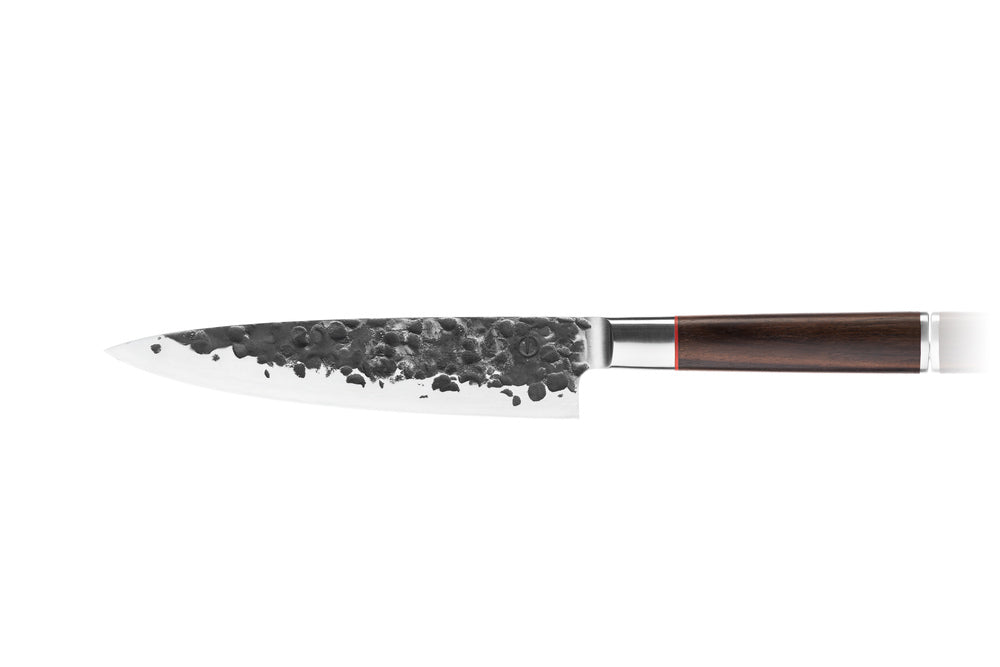 Sebra forgé 3 pièces : couteau de chef, hache et couteau universel