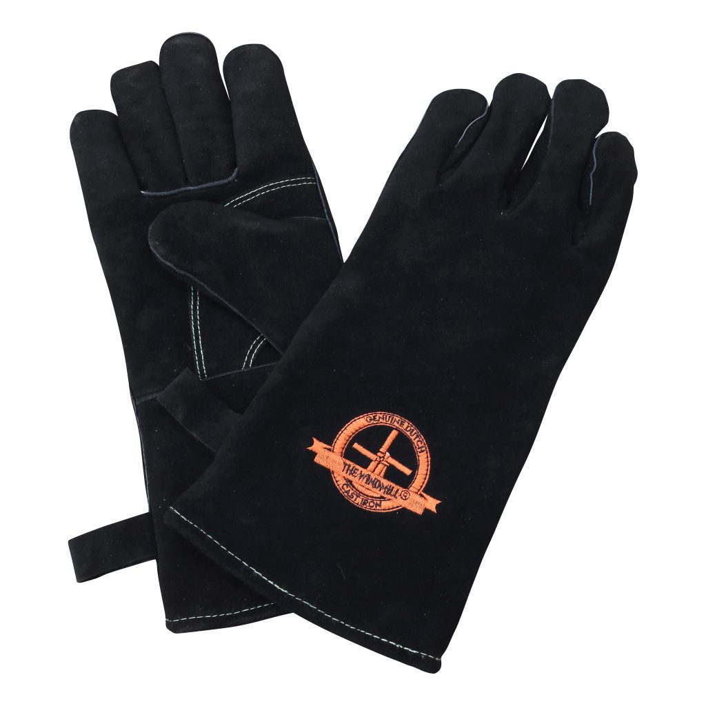 The Windmill set of 2 cowhide BBQ gloves 