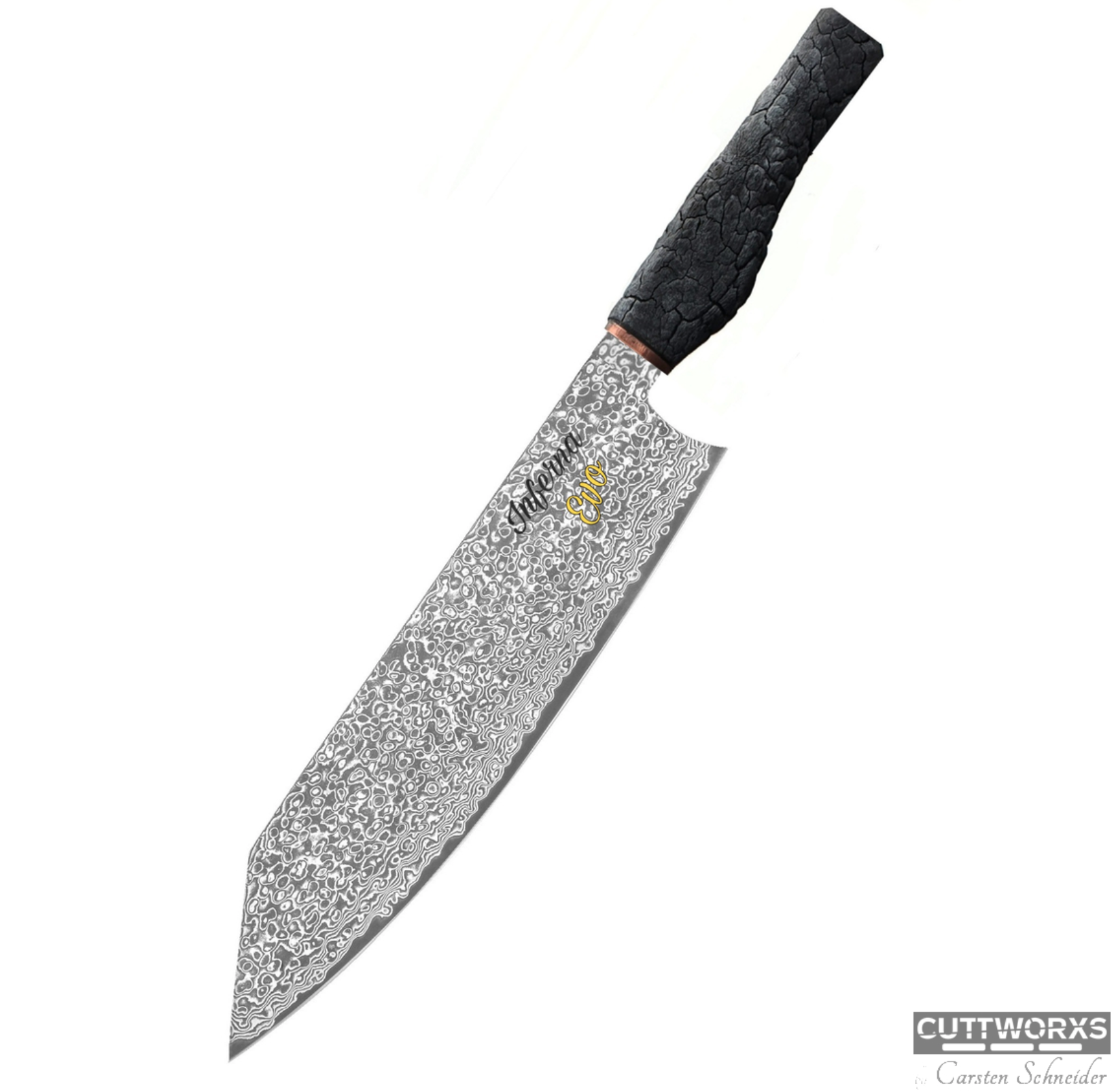 Cuttworxs Inferna Raptor chef's knife