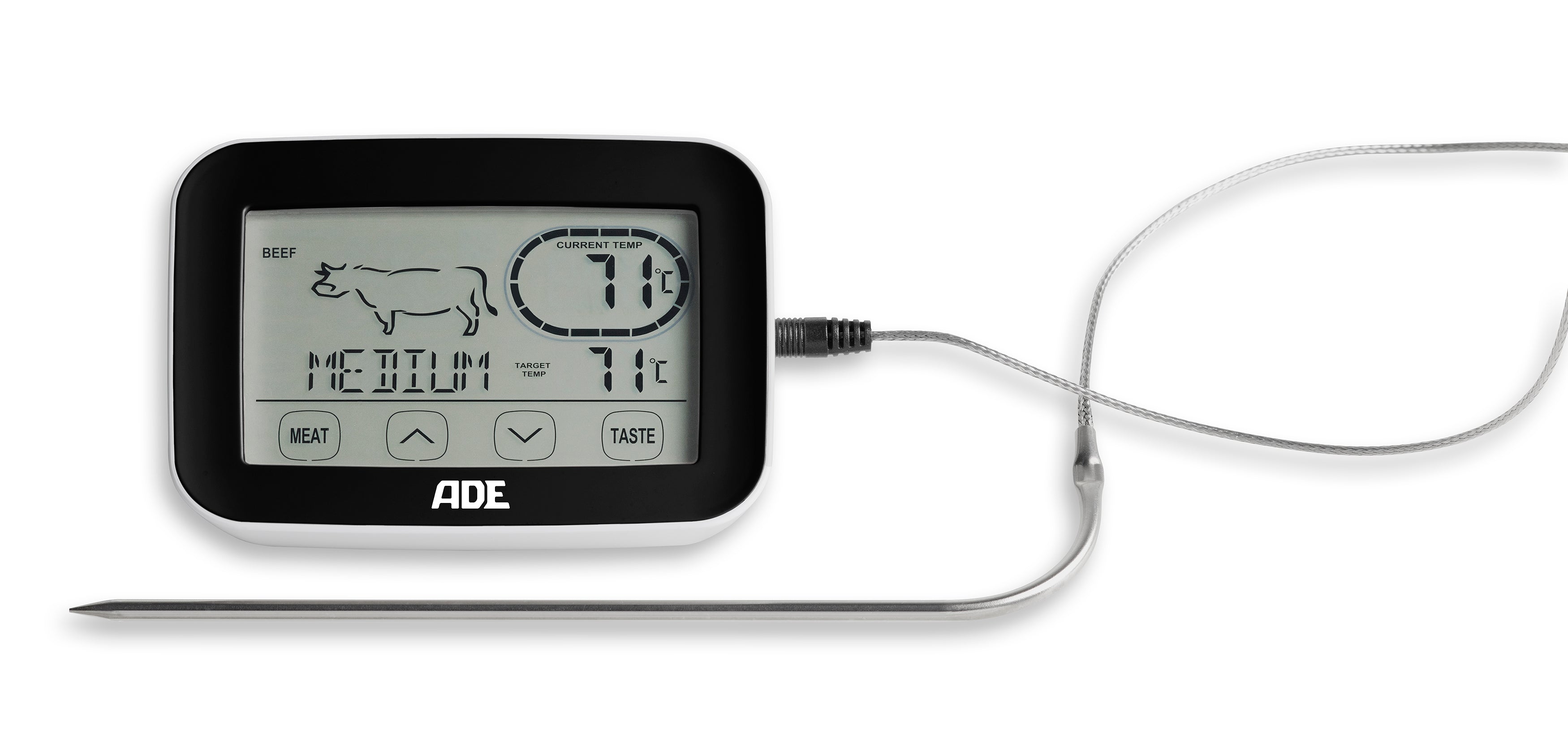 ADE-kernthermometer- signaal. Extra's Vuurbak. 