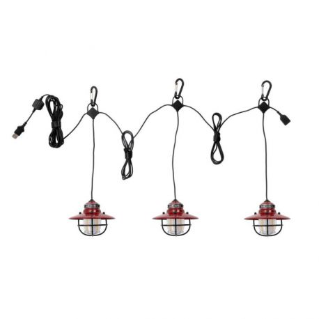 De Edison Pendant set van Barebones (set van 3 lampen) Vuurbak. 