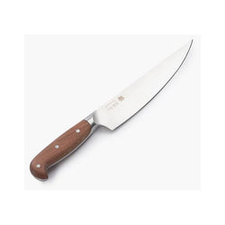 Barebones koksmes (chef knife) met beschermhoes (leer) Vuurbak. 
